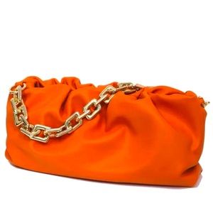 Trendy orange bag